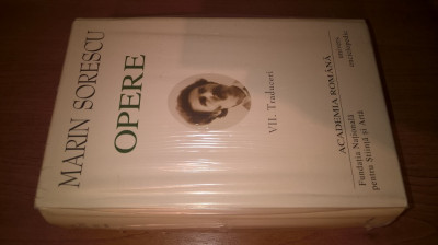 Marin Sorescu - Opere VII - Traduceri (Academia Romana; FNSA; Univers Enc. 2007) foto