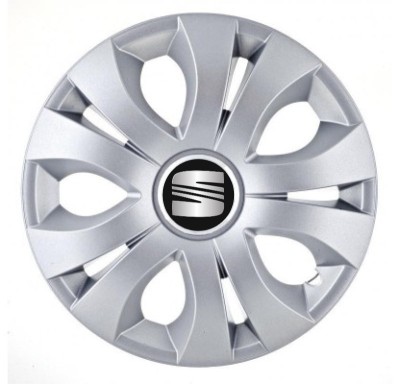 Set 4 capace roti Top Gray pentru gama Seat, R17 foto