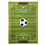 Covor camera copii Teren Fotbal Verde D, SINTELON