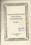 C9820N C&acirc;ntările Sfintei Liturghii pentru cor mixt după diferiți autori, volumul I, antologie corală pr conf dr Vasile Stanciu 1997 Cluj-Napoca