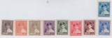 168-Regele Mihai I(regenta)-1928-1929=Lp 77-Serie de 9 timbre nestampilate MNH, Nestampilat