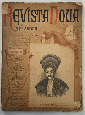 Revista Noua - B. P. Hasdeu an 3 nr. 4-5 revista veche 1889 foto