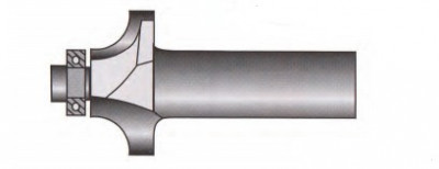 Freza profilata pentru lemn tip FD 8 mm R9.52 mm Raider Power Tools foto
