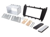 Cadru radio Mercedes 2 ISO negru - Rame radio PER.PIC.
