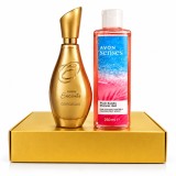 Cumpara ieftin Set Cadou Femei AVON Encanto Gorgeous, Parfum 50 ml, Gel de Dus Senses Pink Sands 250 ml