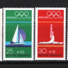 GERMANIA 1972 – JOCURILE OLIMPICE MUNCHEN, serie nestampilata, F108