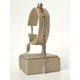 Cumpara ieftin Brățară Hematit Multicolor Flavio, Argint 925 Placat Rodiu, Ajustabilă 19-23cm, Bijuterie Damă, Made in Italy