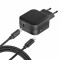 Set incarcator retea si cablu 4smarts iPD Fast Charging pentru iPhone X/8/8 Plus si iPad Negru