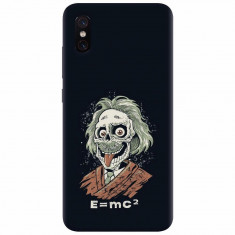 Husa silicon pentru Xiaomi Mi 8 Pro, Albert Einstein Caricature