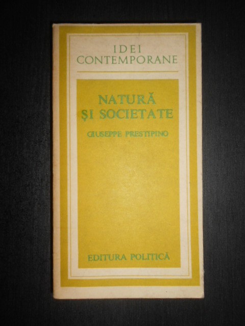 Giuseppe Prestipino - Natura si societate