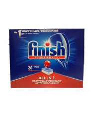 Tablete detergent pentru masina de spalat vase Finish All in 1, 26 bucati foto