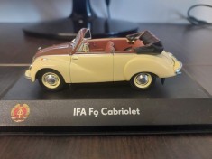 Macheta IFA F9 CABRIOLET 1950 - Atlas, scara 1/43, noua.