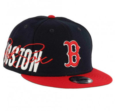 Sapca New Era 9fifty Boston Red Sox Side Font Bleumarin - Cod 153469547851565 foto