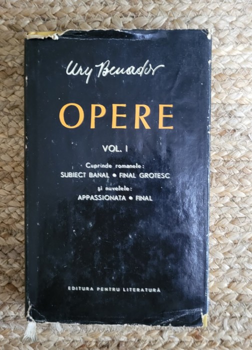 FINAL GROTESC, SUBIECT BANAL. APPASSIONATA, FINAL - URY BENADOR