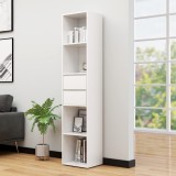 Gossi biblioteca, alb, 36x30x171 cm, lemn prelucrat