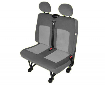 Husa scaun bancheta cu 2 locuri pentru Citroen Jumper Fiat Ducato Ford Transit Iveco Daily Mercedes Sprinter Vito opel Movano Vivaro Peugeot Boxer Exp foto