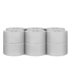 Hartie Igienica Side Professional Mini Jumbo, 12 Role/Bax, 2 Straturi, Gri, Rola Hartie Igienica, Hartie pentru Toaleta, Hartie Igienica Toaleta, Hart foto