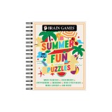 Brain Games - Summer Fun Puzzles (#3): Word Searches, Crosswords, Cryptograms, Anagrams, Mind Stretchers, Word Ladders, and More!