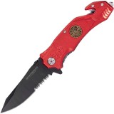 Cuțit de buzunar MAGNUM Fire Fighter red