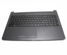 PALMREST CU TASTATURA LAPTOP HP Pavilion 15-db FARA ILUMINARE NEGRU foto