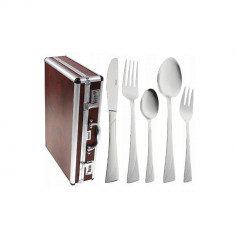 Set tacamuri din inox, 72 de piese, design elegant, Kinghoff