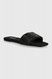 Dkny papuci Devlyn femei, culoarea negru, K1463250