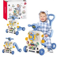 Premergator si antemergator multifunctional 6 in 1 WePro Store, mod balansoar, trotineta, scuter, mers, centru de activitati si panou detasabil, tasta