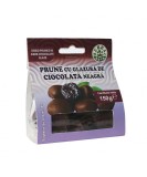 Prune Uscate cu Glazura de Ciocolata Neagra 150 grame Herbal Sana Herbavit
