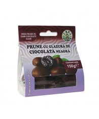 Prune Uscate cu Glazura de Ciocolata Neagra 150 grame Herbal Sana Herbavit