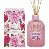 L&#039;Erbolario Parfum pentru camera cu betisoare Shades of Dahlia, 250ml