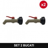 Set 2 bucati - Reductie bazin IBC 1000L S60X6X1" cu robinet Topautochei&amp;#174;