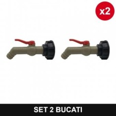 Set 2 bucati - Reductie bazin IBC 1000L S60X6X1" cu robinet Topautochei&amp;#174;