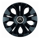 Cumpara ieftin Set 4 capace roti Creative REY&reg;, potrivite jantelor de R16, pentru Citroen, model top grafit, Autohelix MSA