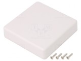 Carcasă Universală ABS Albă 80x80x20mm IP40