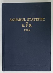 ANUARUL STATISTIC AL R.P.R. , 1962