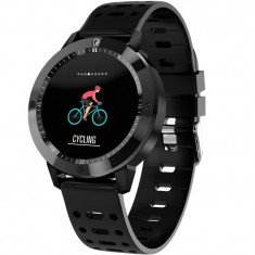 Bratara Fitness iUni CF58, Display OLED, Bluetooth, Pedometru, Monitorizare Puls, Notificari, Negru foto