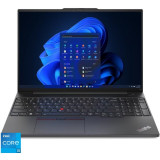 Laptop Lenovo ThinkPad E16 Gen 1 cu procesor Intel&reg; Core&trade; i5-1335U pana la 4.6GHz, 16, WUXGA, IPS, 8GB Soldered DDR4-3200 + 8GB SO-DIMM DDR4-3200, 512