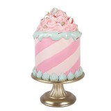 Decoratiune Tort polirasina multicolora &Oslash; 17x29 cm