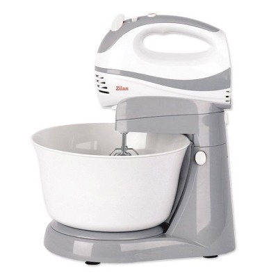 Mixer cu bol Zilan, 5 viteze, 300 W, bol plastic foto