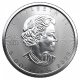 Canada 2023 - 5 USD - Maple Leaf - 1 OZ &ndash; O monedă de argint, America de Nord