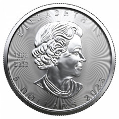 Canada 2023 - 5 USD - Maple Leaf - 1 OZ – O monedă de argint