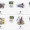 !!! NOUA ZEELANDA - LOT 4 FDC PASARI - 1993