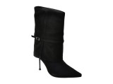 Botine elegante FLAVIA PASSINI negre, AC6504, din piele intoarsa