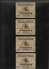 Rar! Set Notgeld Stuttgart 4 x 50 pf, Europa