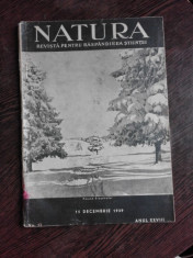 REVISTA NATURA NR.12/1939 foto