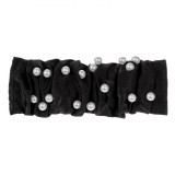 Clama Par, Model Cu Mărgele, Negru, 12cm, Oem