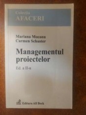 Managementul proiectelor - Mariana Mocanu, Carmen Schuster
