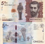 COLUMBIA 5.000 pesos 2020 UNC!!!