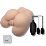 Cumpara ieftin Papusa Sexuala Realista cu Telecomanda, Vibratie Ajustabila, Dublu Canal Texturat, Vagin si Anus, Silicon Medical, Fara BPA, pentru Barbati, Placere s