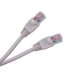 Cablu UTP Generic Patchcord Cupru 0.5m Gri foto